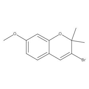 3-bromo-7-methoxy-2,2-dimethyl-2H-chromene Structure