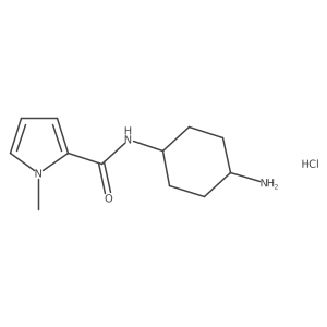 N-(4-Aminocyclohexyl)-1-methyl-1H-pyrrole-2-carboxamide hydrochloride Structure