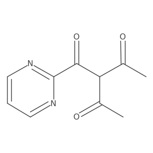 3-(Pyrimidine-2-carbonyl)pentane-2,4-dione Structure