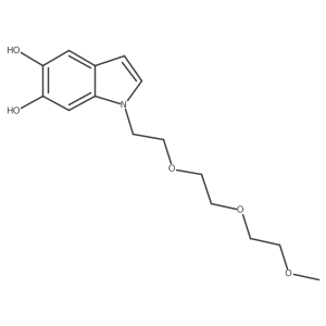 1-(2-(2-(2-Methoxyethoxy)ethoxy)ethyl)-1H-indole-5,6-diol Structure