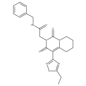 N-benzyl-2-[4-(5-ethyl-1,2,4-oxadiazol-3-yl)-1,3-dioxo-5,6,7,8-tetrahydro-1H-pyrido[1,2-c]pyrimidin-2(3H)-yl]acetamide Structure
