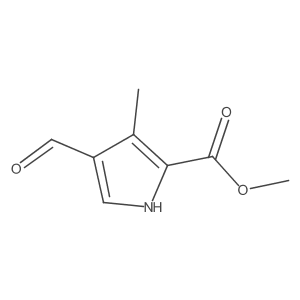 methyl 4-formyl-3-methyl-1H-pyrrole-2-carboxylate Structure