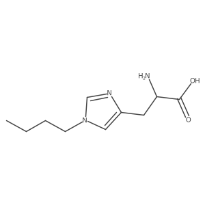 (2S)-2-amino-3-(1-butyl-1H-imidazol-4-yl)propanoic acid Structure