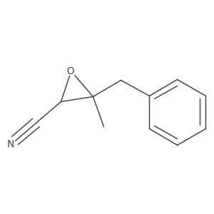 3-Benzyl-3-methyloxirane-2-carbonitrile结构式