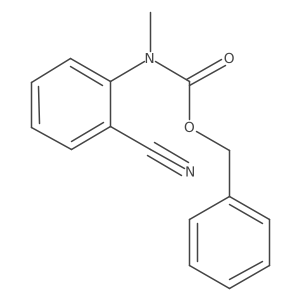 benzyl N-(2-cyanophenyl)-N-methylcarbamate Structure