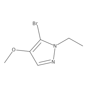 5-bromo-1-ethyl-4-methoxy-1H-pyrazole Structure