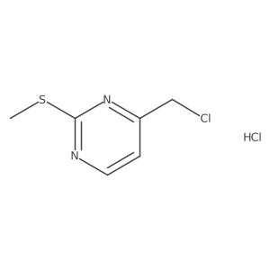 4-(Chloromethyl)-2-(methylthio)pyrimidine hydrochloride Structure