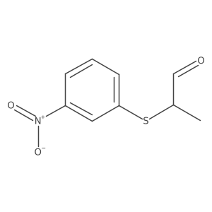 2-[(3-Nitrophenyl)sulfanyl]propanal结构式