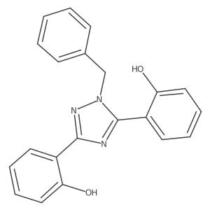 3,5-Bis(2-hydroxyphenyl)-1-benzyl-1H-[1,2,4]triazole Structure