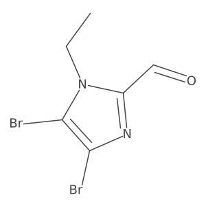 4,5-dibromo-1-ethyl-1H-imidazole-2-carbaldehyde Structure