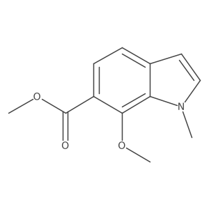 methyl 7-methoxy-1-methyl-1H-indole-6-carboxylate Structure