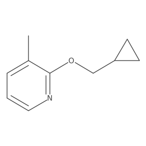 2-(Cyclopropylmethoxy)-3-methylpyridine Structure