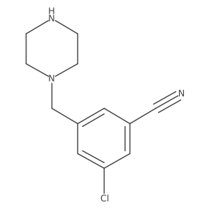 1-(3-Chloro-5-(trifluoromethyl)benzyl)piperazine Structure