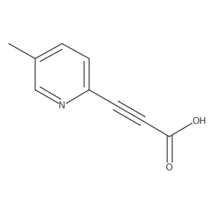 3-(5-Methylpyridin-2-yl)propiolic acid Structure