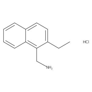 (2-Ethylnaphthalen-1-yl)methanamine hydrochloride结构式