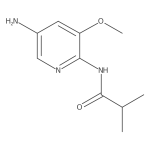 N-(5-amino-3-methoxypyridin-2-yl)-2-methylpropanamide Structure