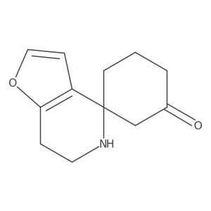 6',7'-dihydro-5'H-spiro[cyclohexane-1,4'-furo[3,2-c]pyridine]-5-one结构式