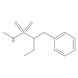 N-Methyl-1-phenylbutane-2-sulfonamide结构式