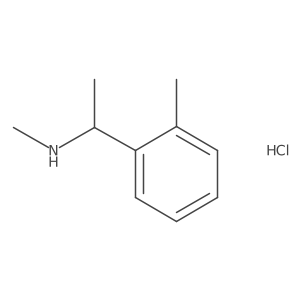 Methyl[1-(2-methylphenyl)ethyl]amine hydrochloride结构式