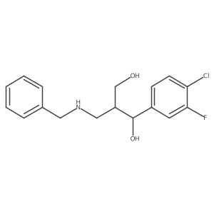 (1R,2S)-2-[(benzylamino)methyl]-1-(4-chloro-3-fluorophenyl)propane-1,3-diol Structure