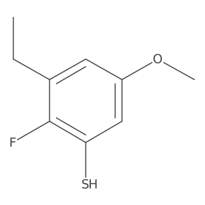 Benzenethiol, 3-ethyl-2-fluoro-5-methoxy- Structure