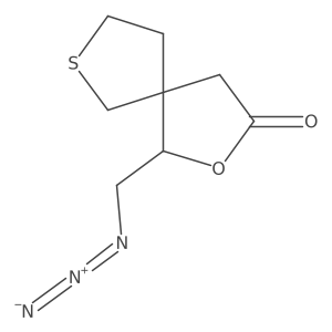 1-(Azidomethyl)-2-oxa-7-thiaspiro[4.4]nonan-3-one结构式