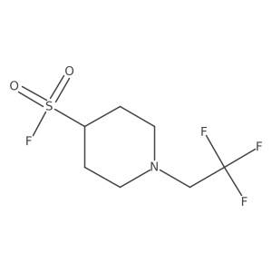 1-(2,2,2-Trifluoroethyl)piperidine-4-sulfonyl fluoride Structure