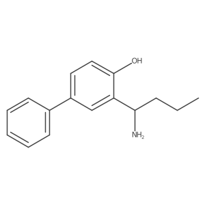 2-(1-Aminobutyl)-4-phenylphenol Structure