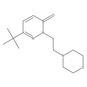 6-Tert-butyl-2-[2-(morpholin-4-yl)ethyl]-2,3-dihydropyridazin-3-one Structure
