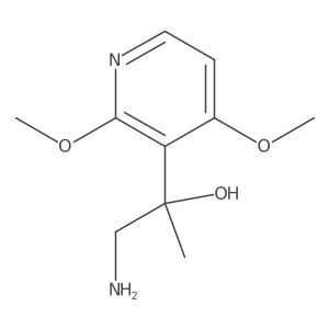 1-Amino-2-(2,4-dimethoxypyridin-3-yl)propan-2-ol Structure