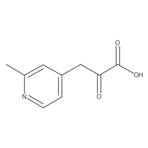 3-(2-Methylpyridin-4-yl)-2-oxopropanoic acid结构式