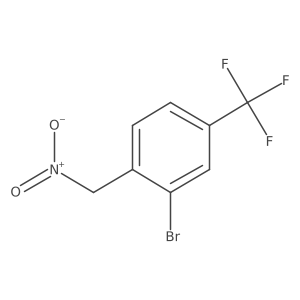 2-Bromo-1-(nitromethyl)-4-(trifluoromethyl)benzene Structure
