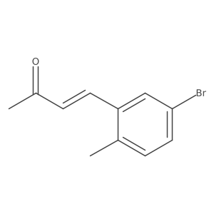 4-(5-Bromo-2-methylphenyl)but-3-en-2-one Structure