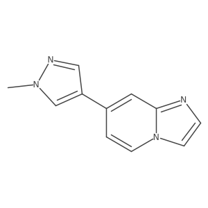 7-(1-Methyl-1H-pyrazol-4-yl)imidazo[1,2-a]pyridine Structure