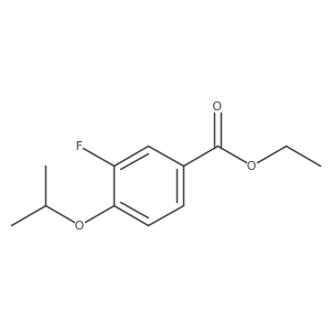 Ethyl 3-fluoro-4-isopropoxybenzoate结构式