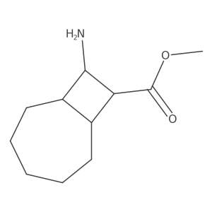 Methyl 9-aminobicyclo[5.2.0]nonane-8-carboxylate Structure