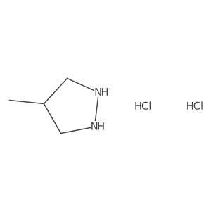 4-Methylpyrazolidine dihydrochloride结构式