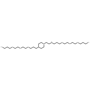 1-[4-(3-{2-[2-(3-Aminopropoxy)ethoxy]ethoxy}propyl)piperazin-1-yl]-7,10,13-trioxa-3-azahexadecan-16-amine结构式