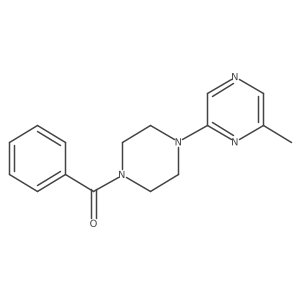 2-(4-Benzoylpiperazin-1-yl)-6-methylpyrazine Structure