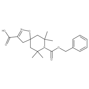 8-[(Benzyloxy)carbonyl]-7,7,9,9-tetramethyl-1-oxa-2,8-diazaspiro[4.5]dec-2-ene-3-carboxylic acid Structure