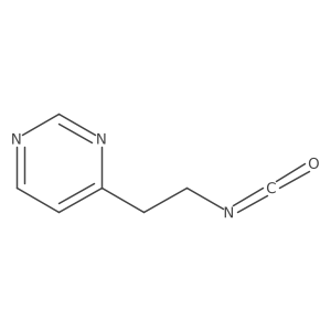 4-(2-Isocyanatoethyl)pyrimidine Structure