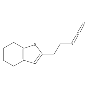 2-(2-Isocyanatoethyl)-4,5,6,7-tetrahydro-1-benzothiophene结构式