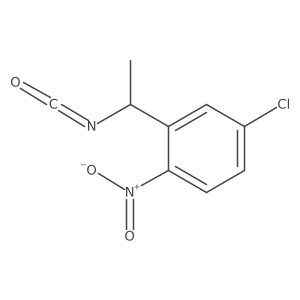 4-Chloro-2-(1-isocyanatoethyl)-1-nitrobenzene Structure