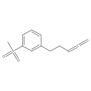 1-(2-Isocyanatoethyl)-3-methanesulfonylbenzene Structure