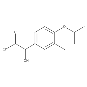 2,2-Dichloro-1-(4-isopropoxy-3-methylphenyl)ethanol结构式