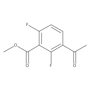 Methyl 3-acetyl-2,6-difluorobenzoate Structure