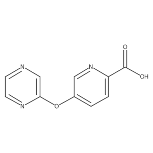 5-(Pyrazin-2-yloxy)picolinic acid结构式