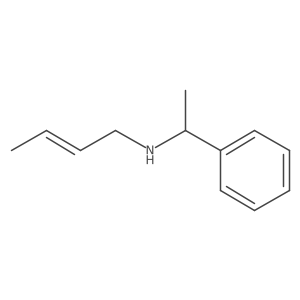 [(2E)-but-2-en-1-yl](1-phenylethyl)amine结构式