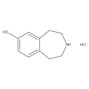 2,3,4,5-tetrahydro-1H-3-benzazepin-7-ol hydrochloride结构式