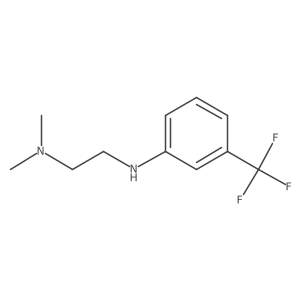 Dimethyl(2-{[3-(trifluoromethyl)phenyl]amino}ethyl)amine结构式